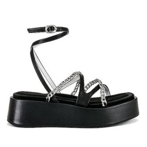 NWOT Rag & Bone Black Logan Platform Size 37.5 - Picture 7 of 16